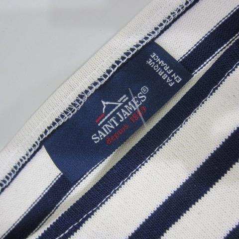 【新品】[T6] ecru / marine ウエッソン 長袖 セントジェームス