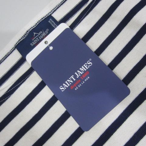 【新品】[T6] ecru / marine ウエッソン 長袖 セントジェームス