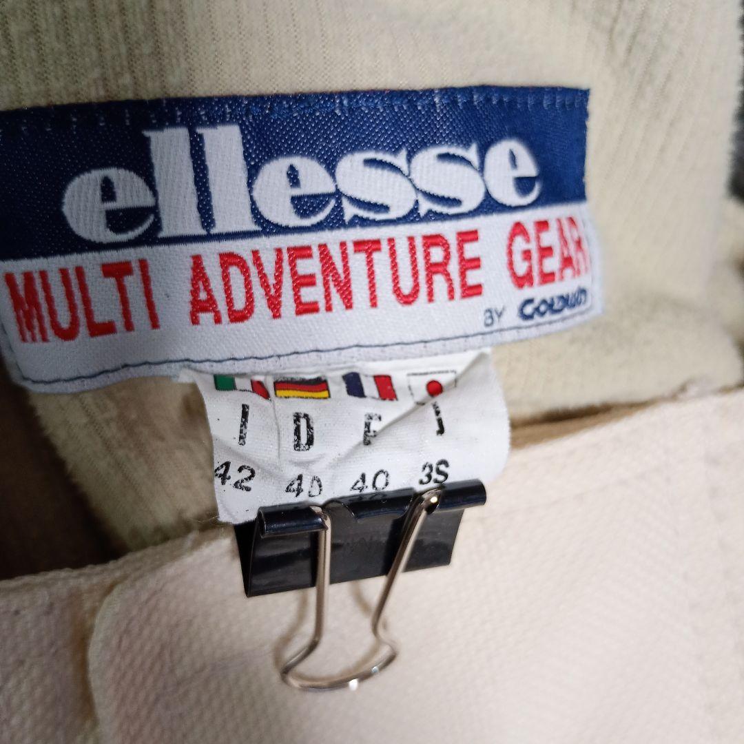 美品　ellesse エレッセ ハーフジップ スキーウェア　上下セット　М