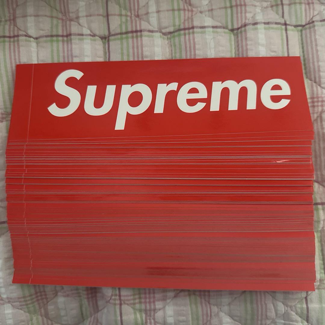 2025年最新入荷 supreme ステッカー boxlogo-正規品、日本製 100枚セット スケートボード