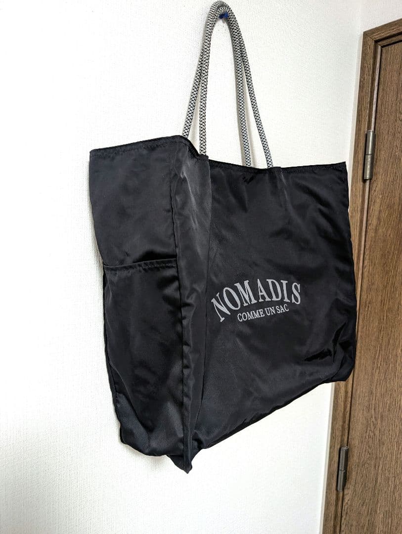 美品　NOMADIS リバーシブル　トートバッグ ブラック× グレー mdprevattcaulkingandwaterproofing.com