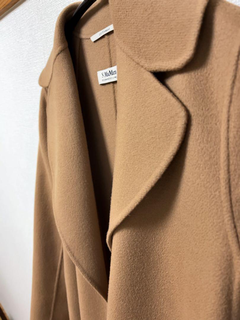 'S Max Mara　ピュアヴァージンウール ダブルフェイスコート　キャメル Max Mara - エス マックス マーラ 'S MAX MARA VIRGIL ピュア