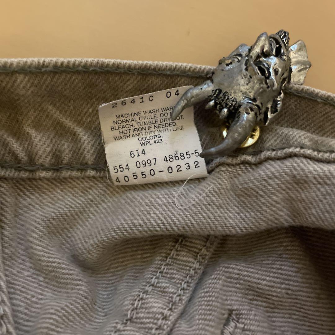 USA製 Levi's リーバイス550 90s 超レア　先染めモスグリーン