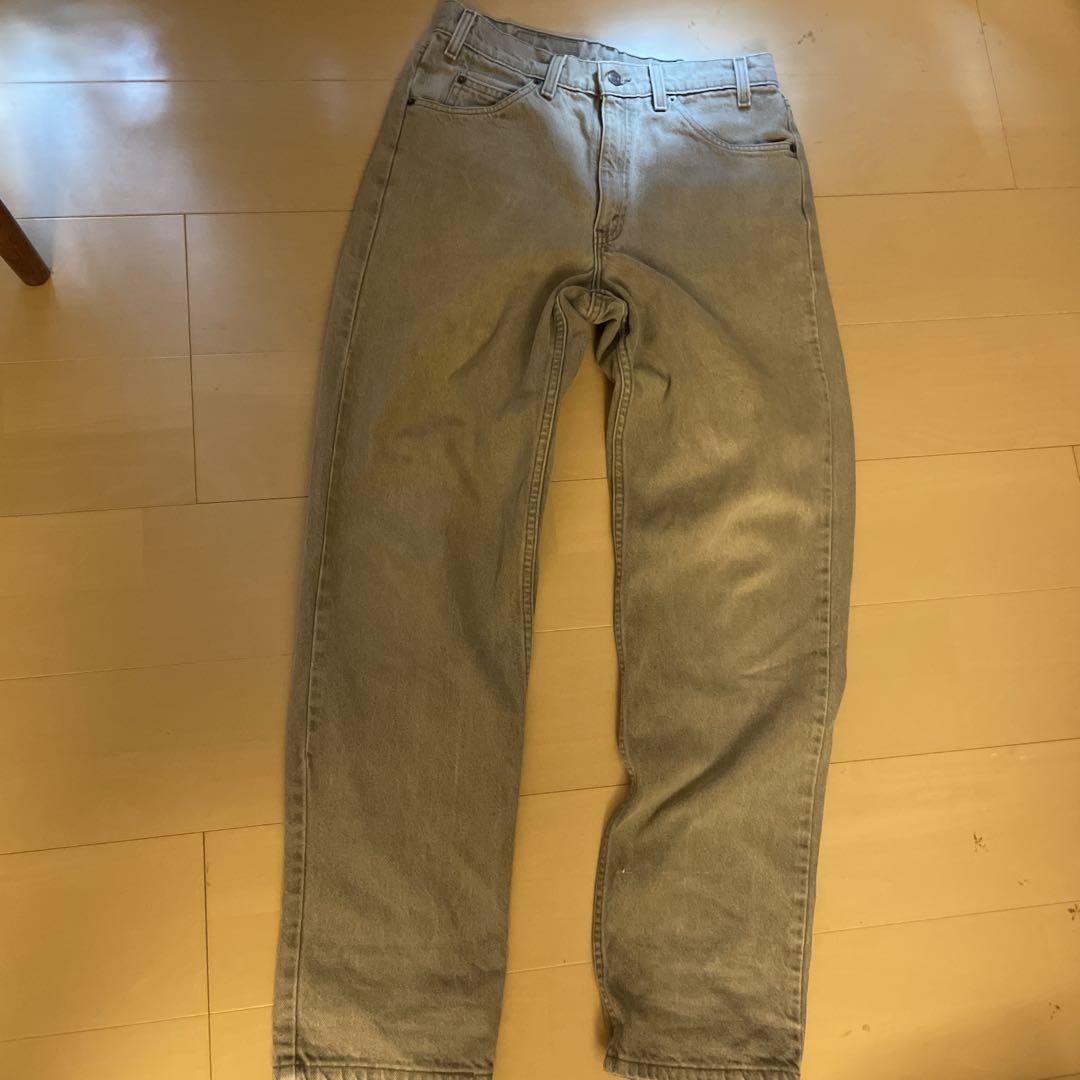 USA製 Levi's リーバイス550 90s 超レア　先染めモスグリーン