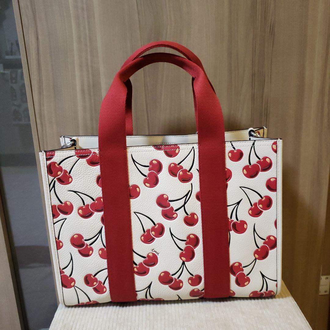 COACH スミス トート バッグ・チェリー プリント 新品未使用 COACH スミストート チェリープリント