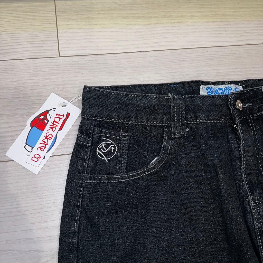 【新品タグ付き】Polar BIGBOYブラックデニム レア 即完売