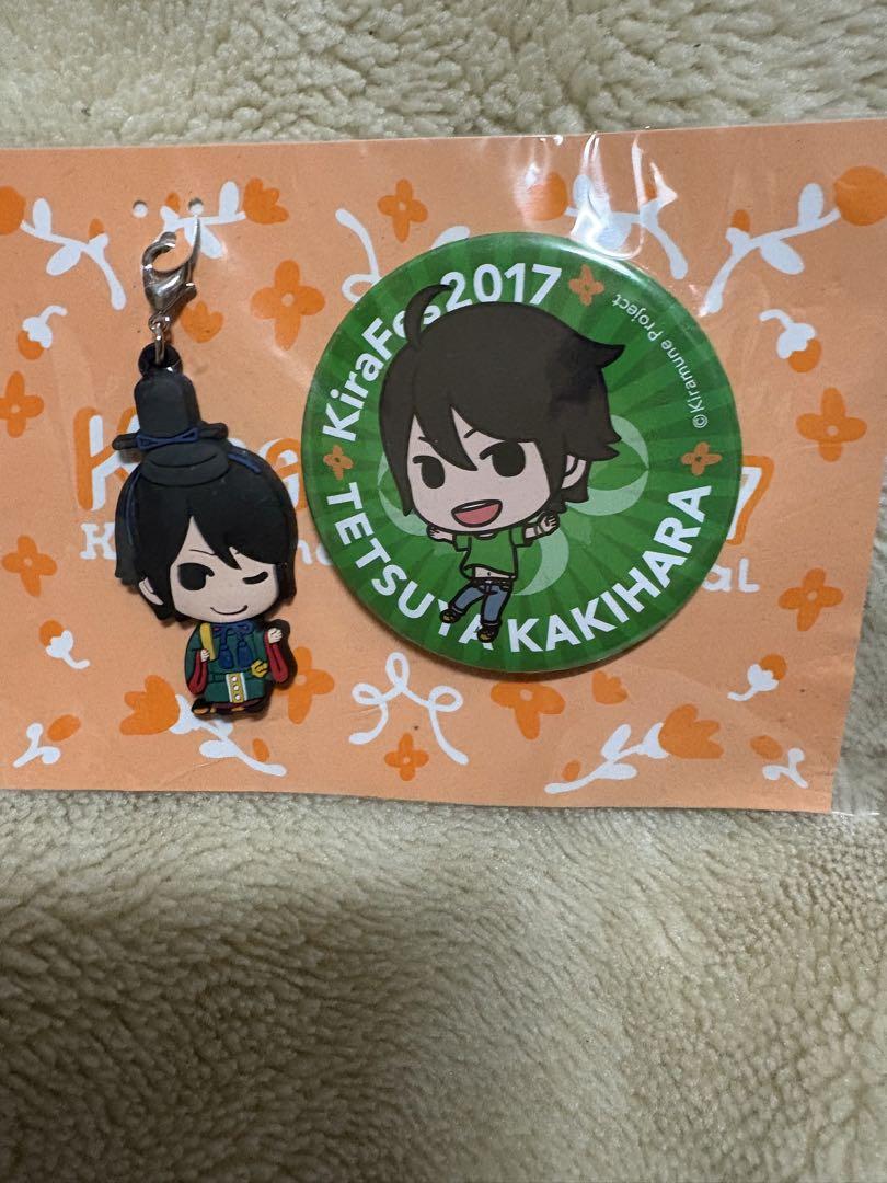 柿原徹也 kira fes2017 缶バッジ&チャームセット - メルカリ
