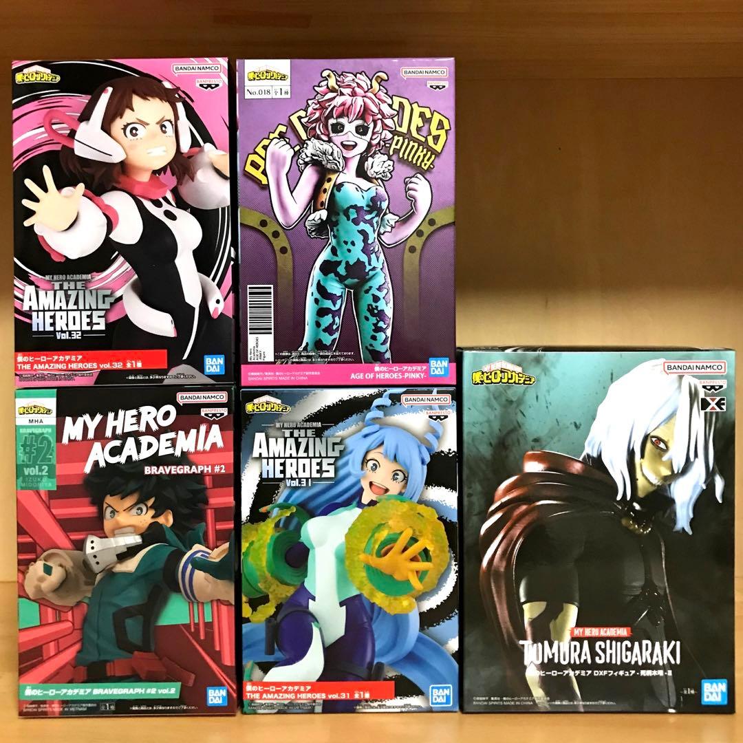 ヒロアカ フィギュア まとめ売り ピンキー・波動ねじれ・死柄木弔