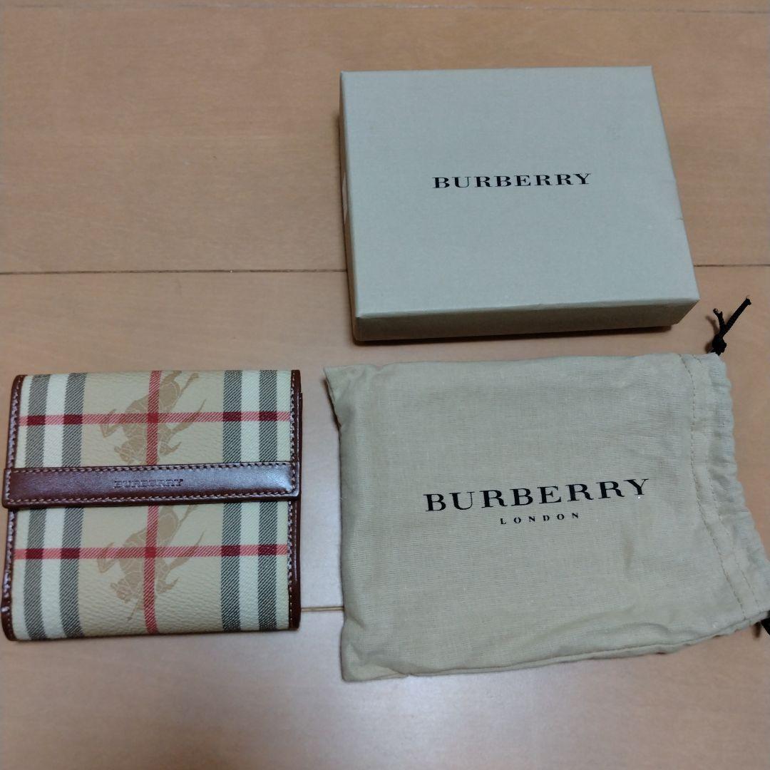 BURBERRY　LONDON　二つ折り財布