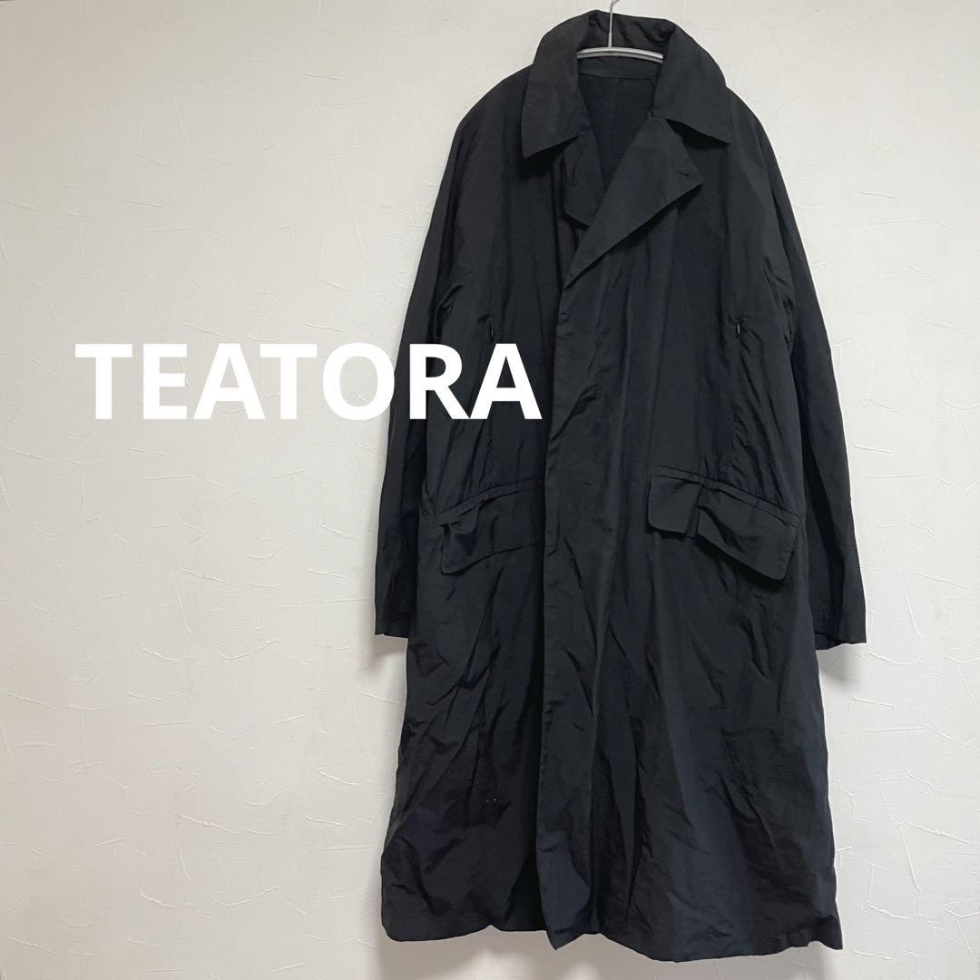 テアトラ TEATORA ポケッタブル ディバイスコート ブラック ナイロン