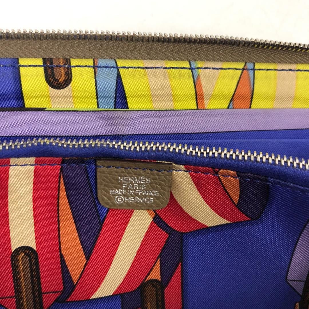 人気即納 美品 エルメス アザップロング シルクイン エトゥープ 長財布 B2313B1 lDRjI-m56647225952 通販超特価