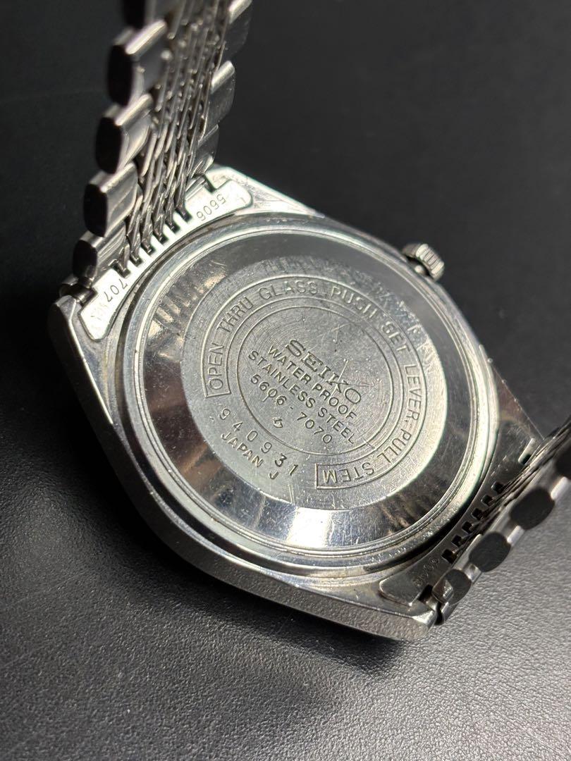 【稼働品】SEIKO LOAD MATIC 自動巻き5606-7070 セイコー