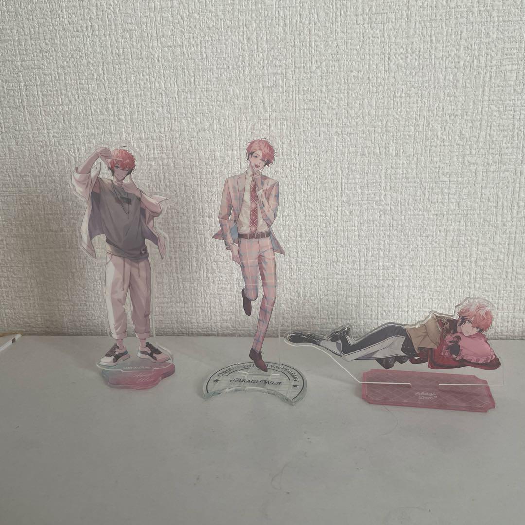 赤城ウェン アクスタ セット Amazon.co.jp: 海の家 スクエアくじ 赤城ウェン アクスタ セット