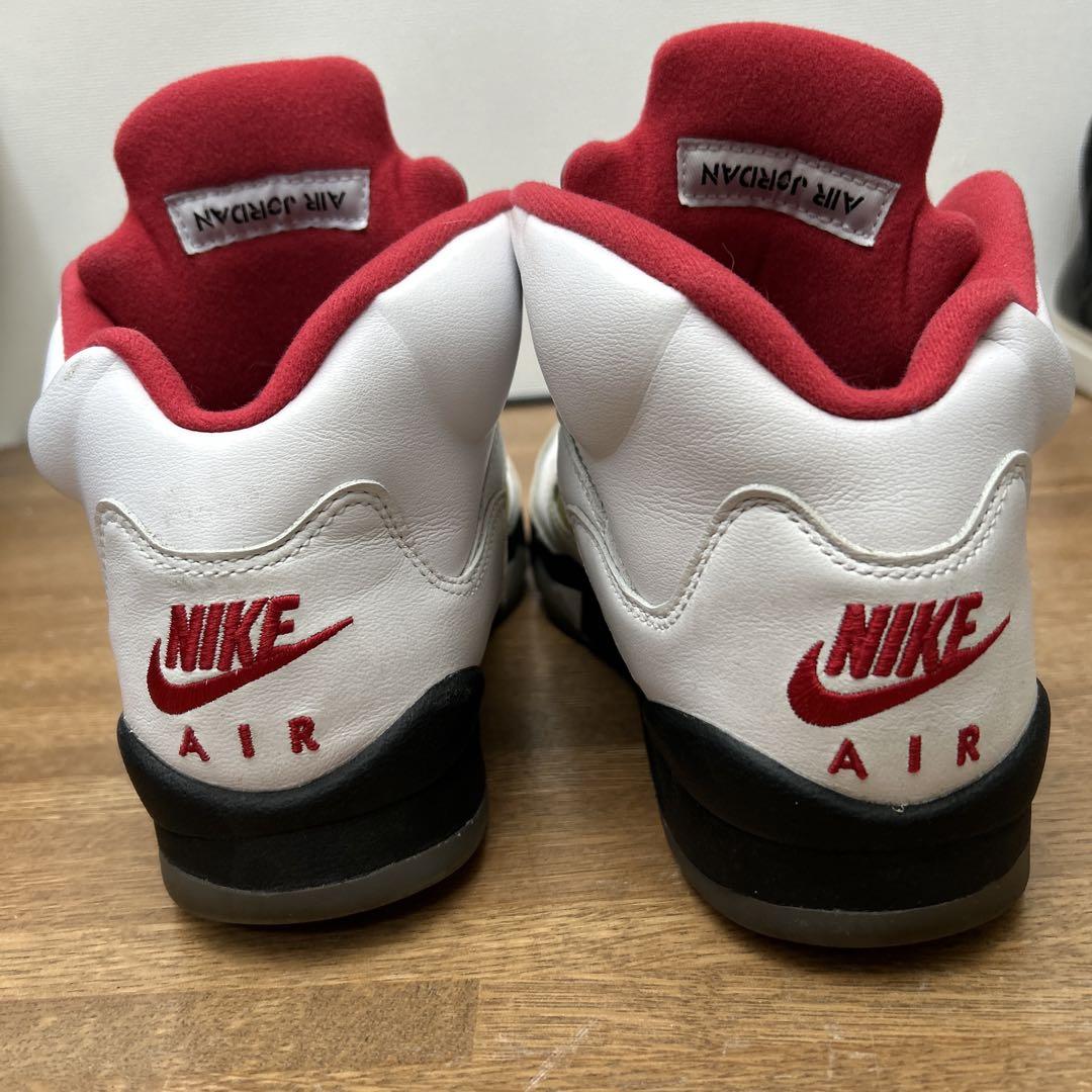 Air Jordan 5 ホワイト/レッド/ブラック