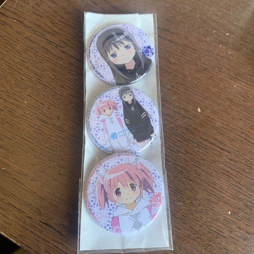 魔法少女まどかマギカ、ピンバッジ 3個セット