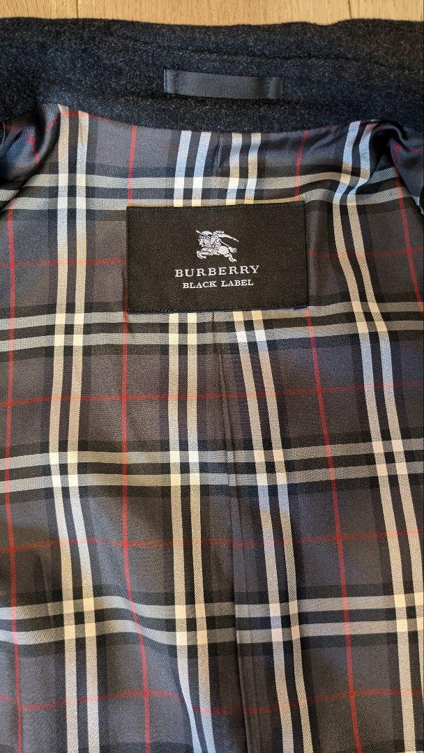 BURBERRY BLACK LABEL ステンカラーコート ダークグレー