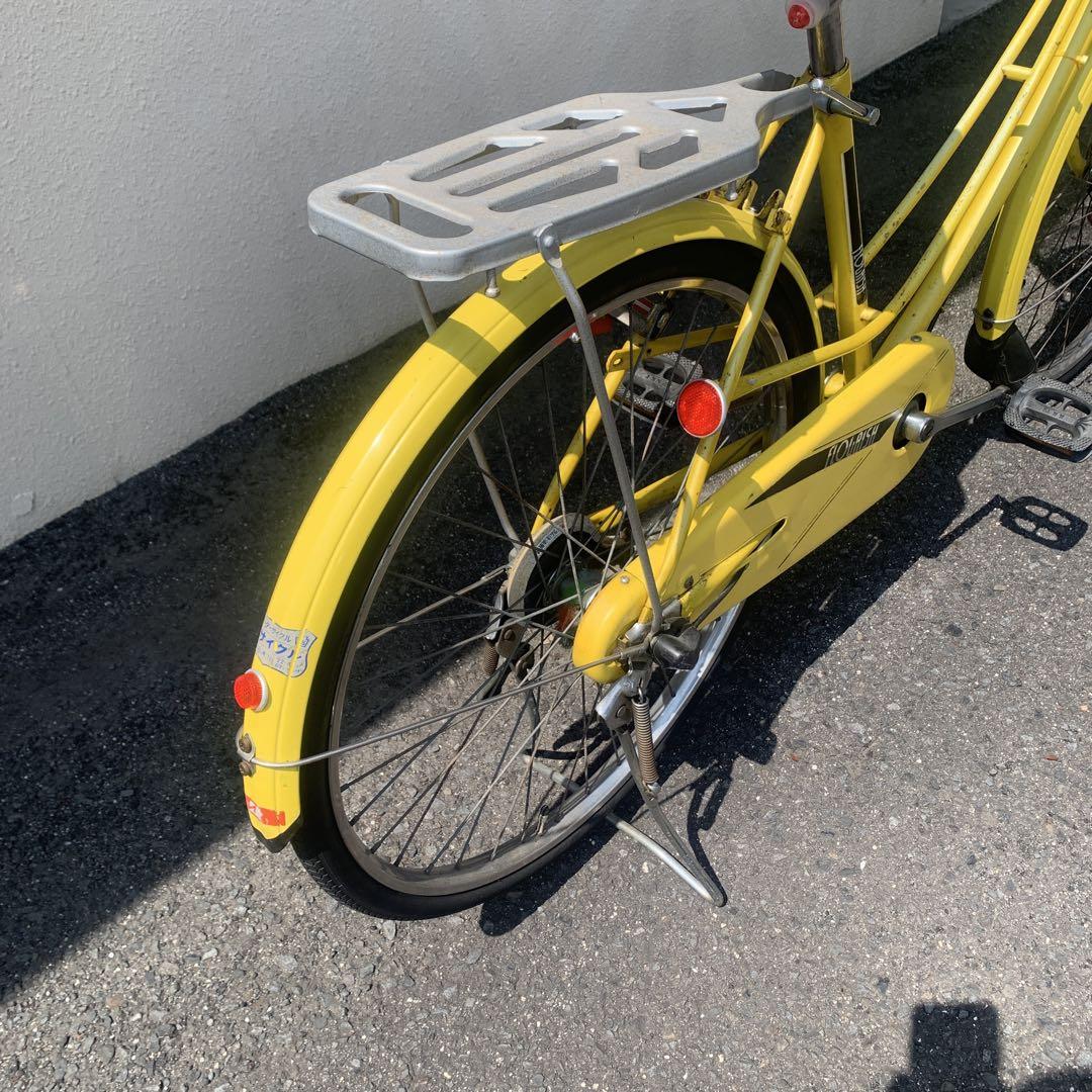 ブリジストン　日本製　シティサイクル バスケット付き