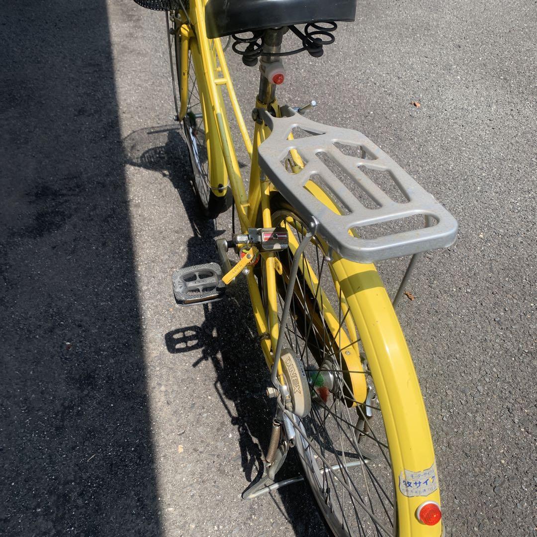 ブリジストン　日本製　シティサイクル バスケット付き