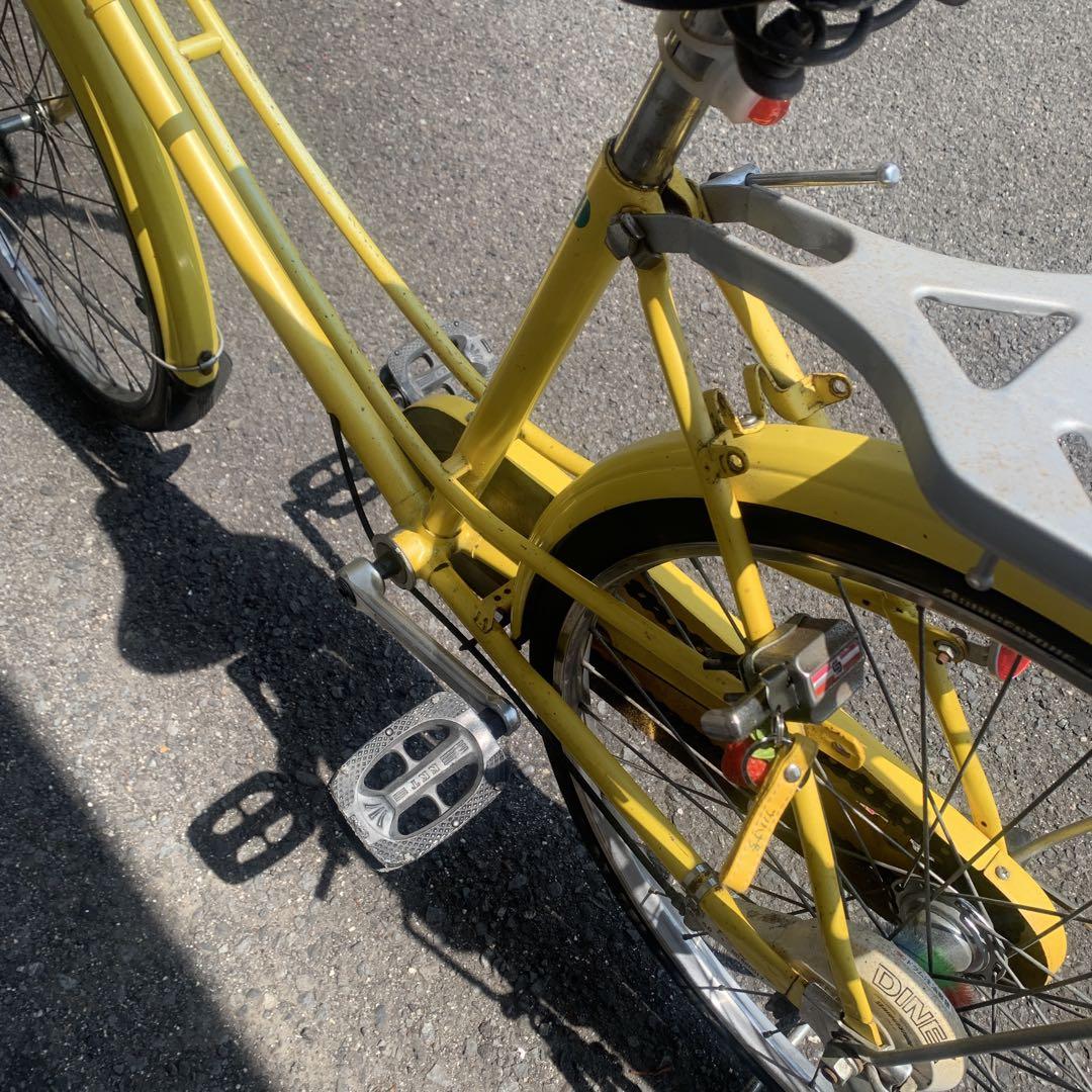 ブリジストン　日本製　シティサイクル バスケット付き
