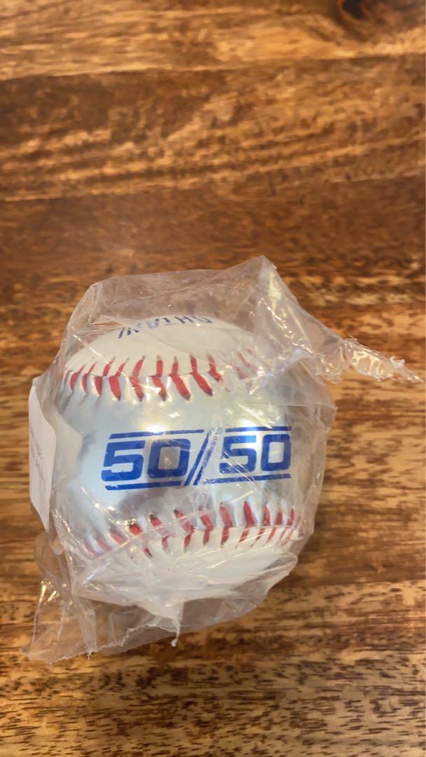 ④ MLB ドジャース公式 大谷翔平 50 /50 記念 プリントサイン ボール