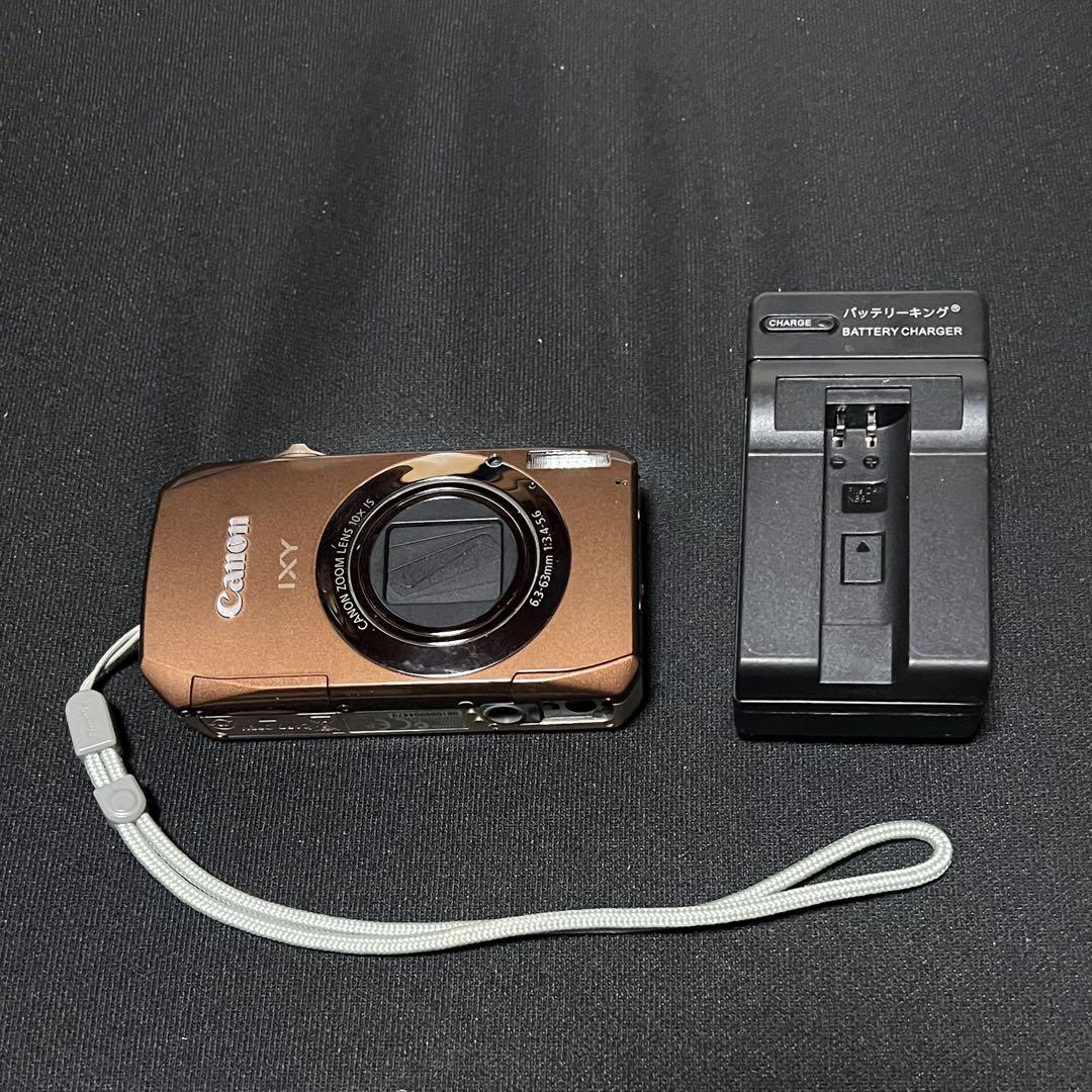 Canon IXY 50S ブラウン 10倍ズーム 美品 ユーズド
