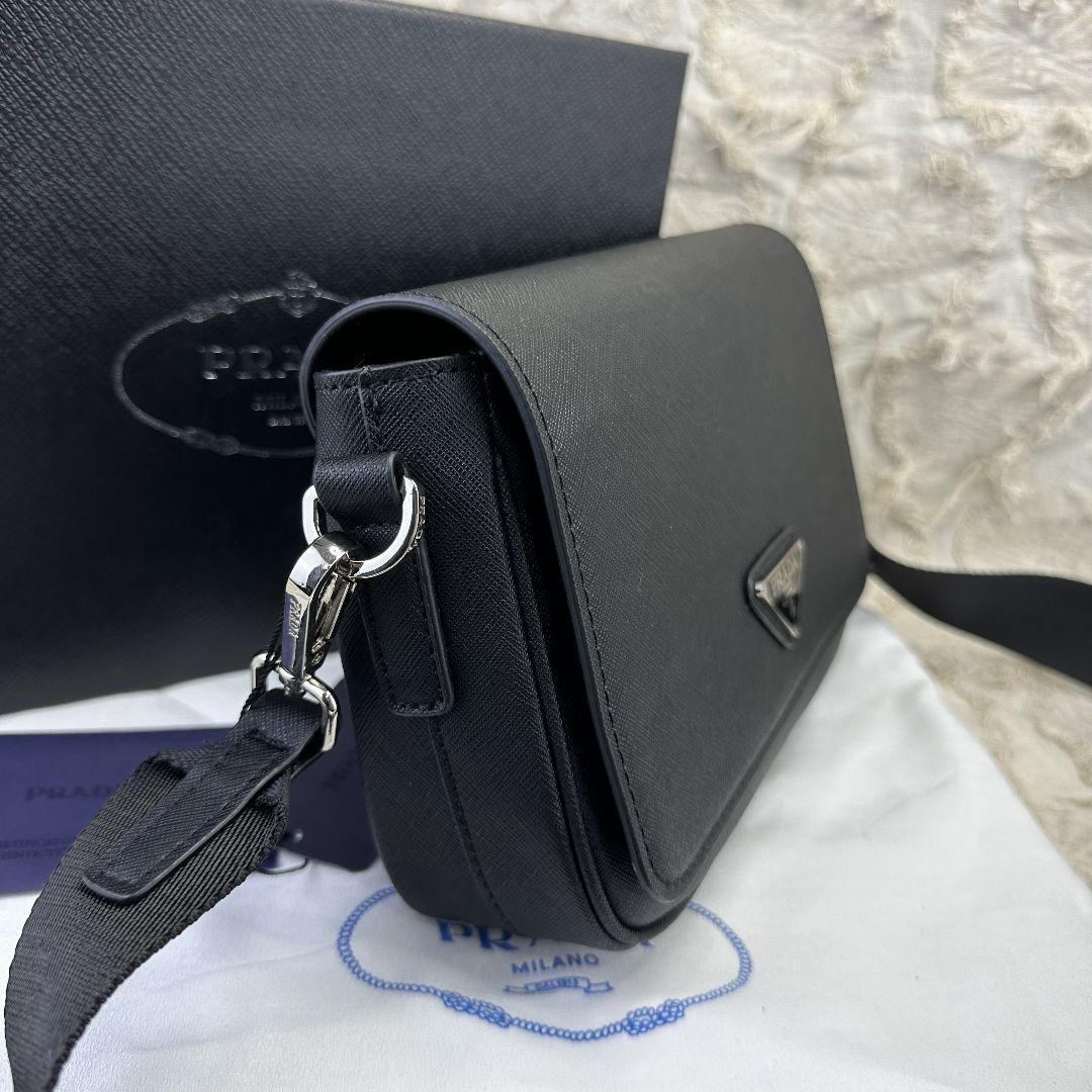 【美品】PRADA プラダ メンズショルダーバッグ