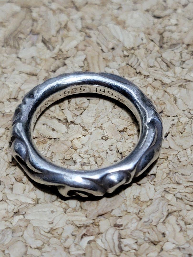 Chrome Hearts スクロールバンドリング 16号シルバー925