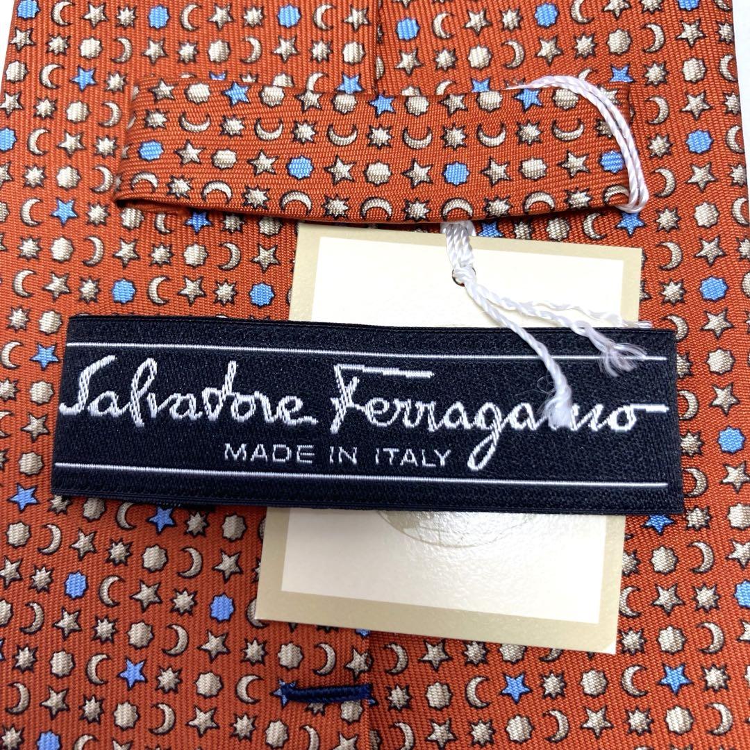 【極美品】 Salvatore Ferragamo ネクタイ 新品同様 タグ付
