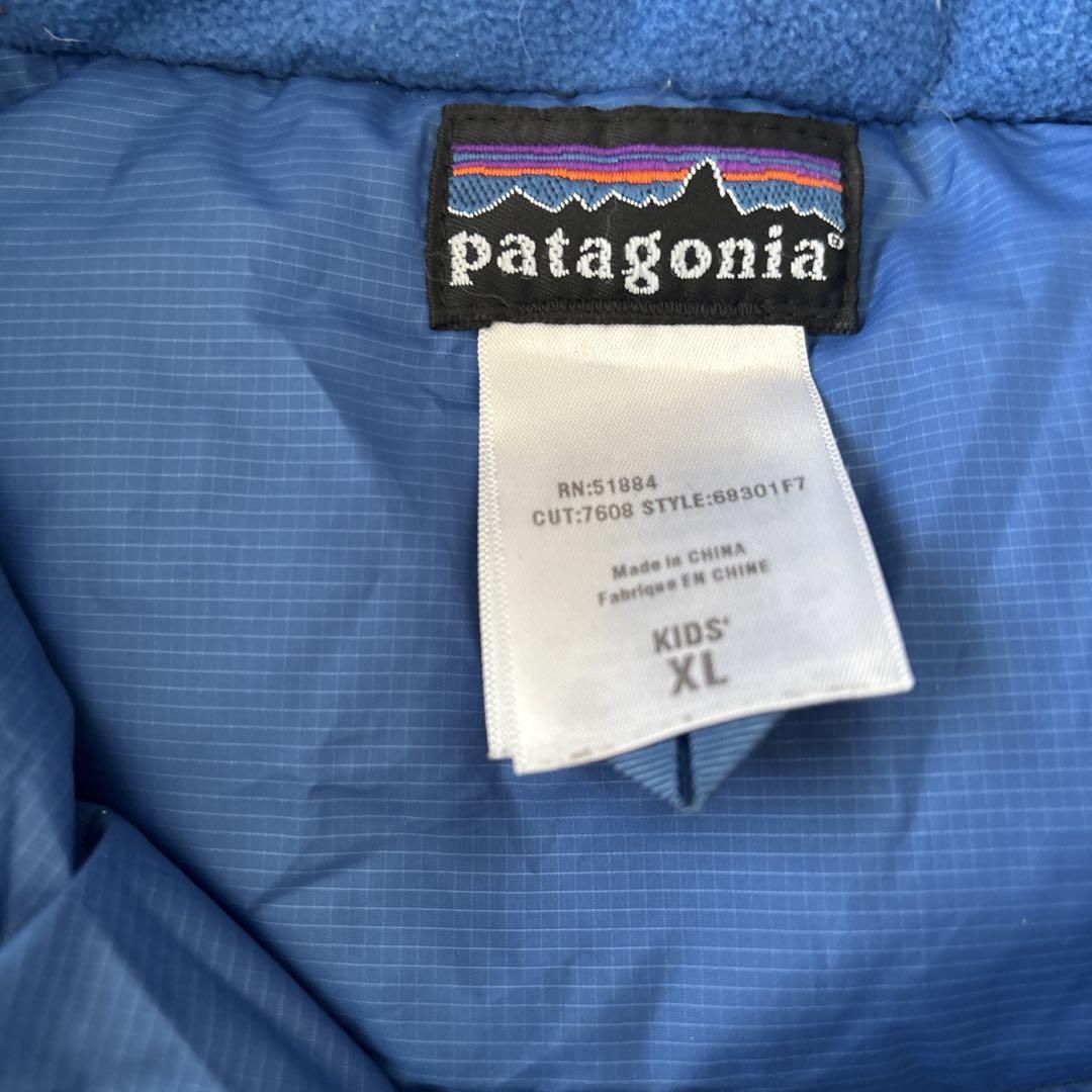 限定完売！パタゴニアダウンジャケットKIDSネイビーXLpatagonia紺