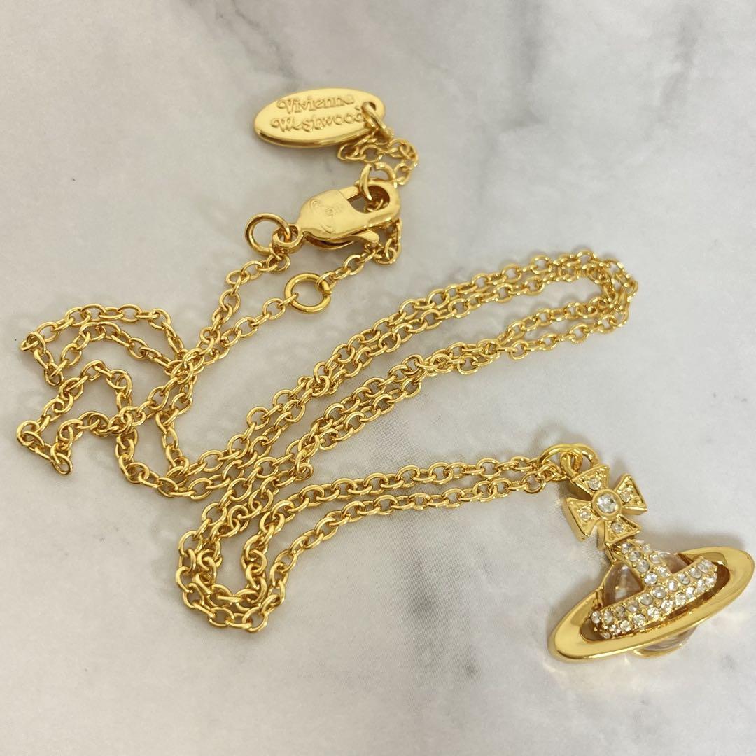 Vivienne Westwood SORADAスモールネックレス　ゴールド