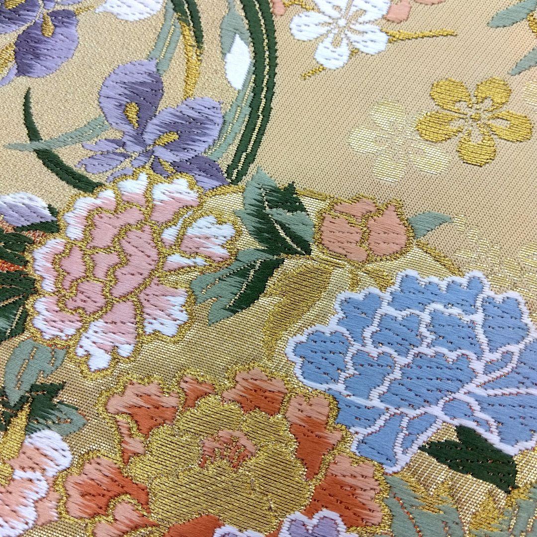 袋帯 六通 華文 秋草 24M578f
