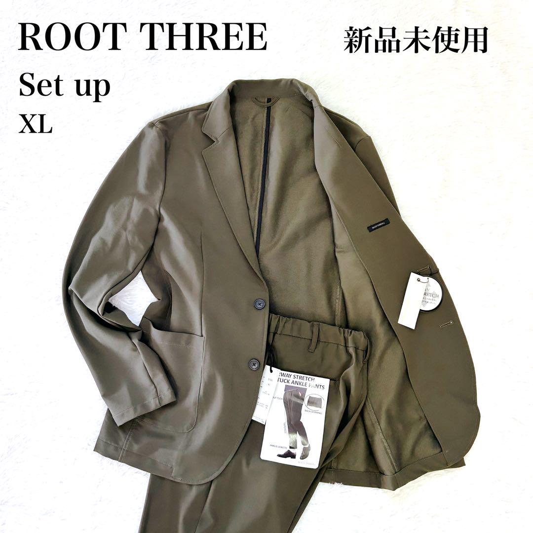 ROOT THREE セットアップ XL オリーブ