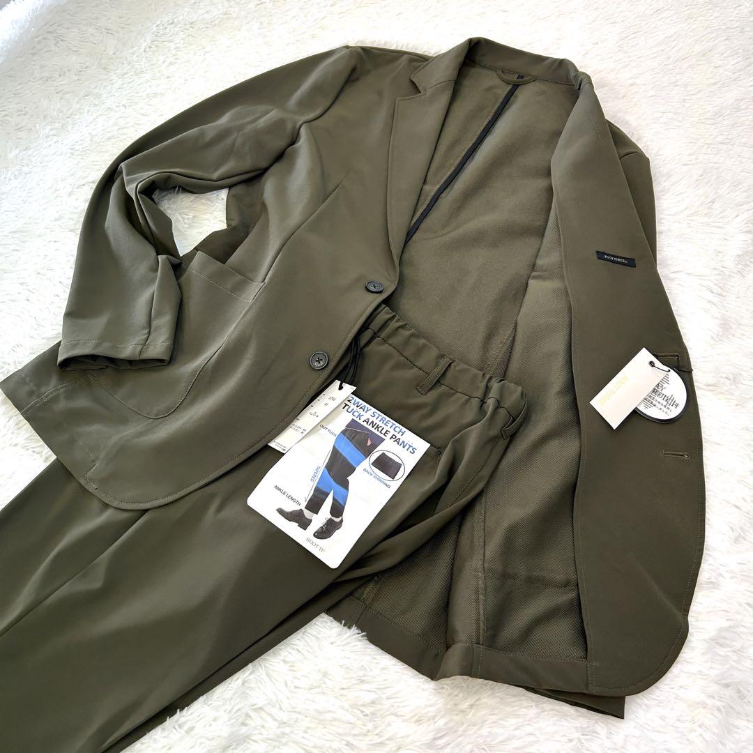 ROOT THREE セットアップ XL オリーブ
