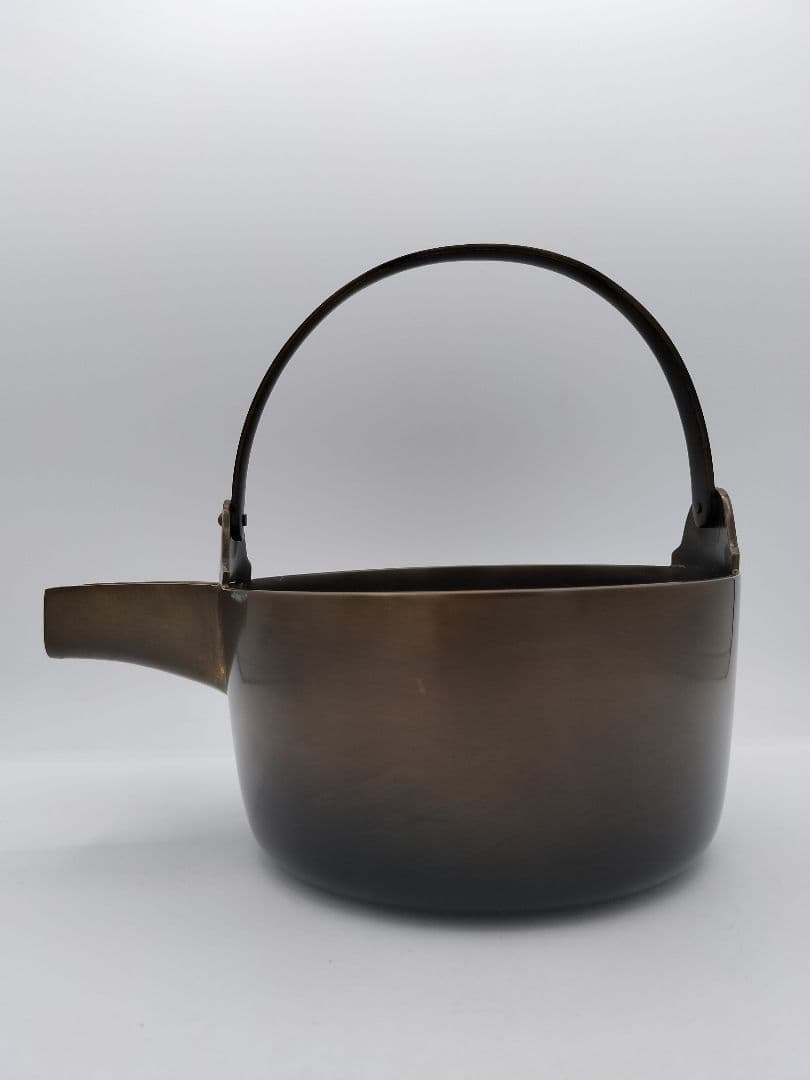 b726 汁器　金色　唐銅 中村秀峰 木箱 茶道具 古物