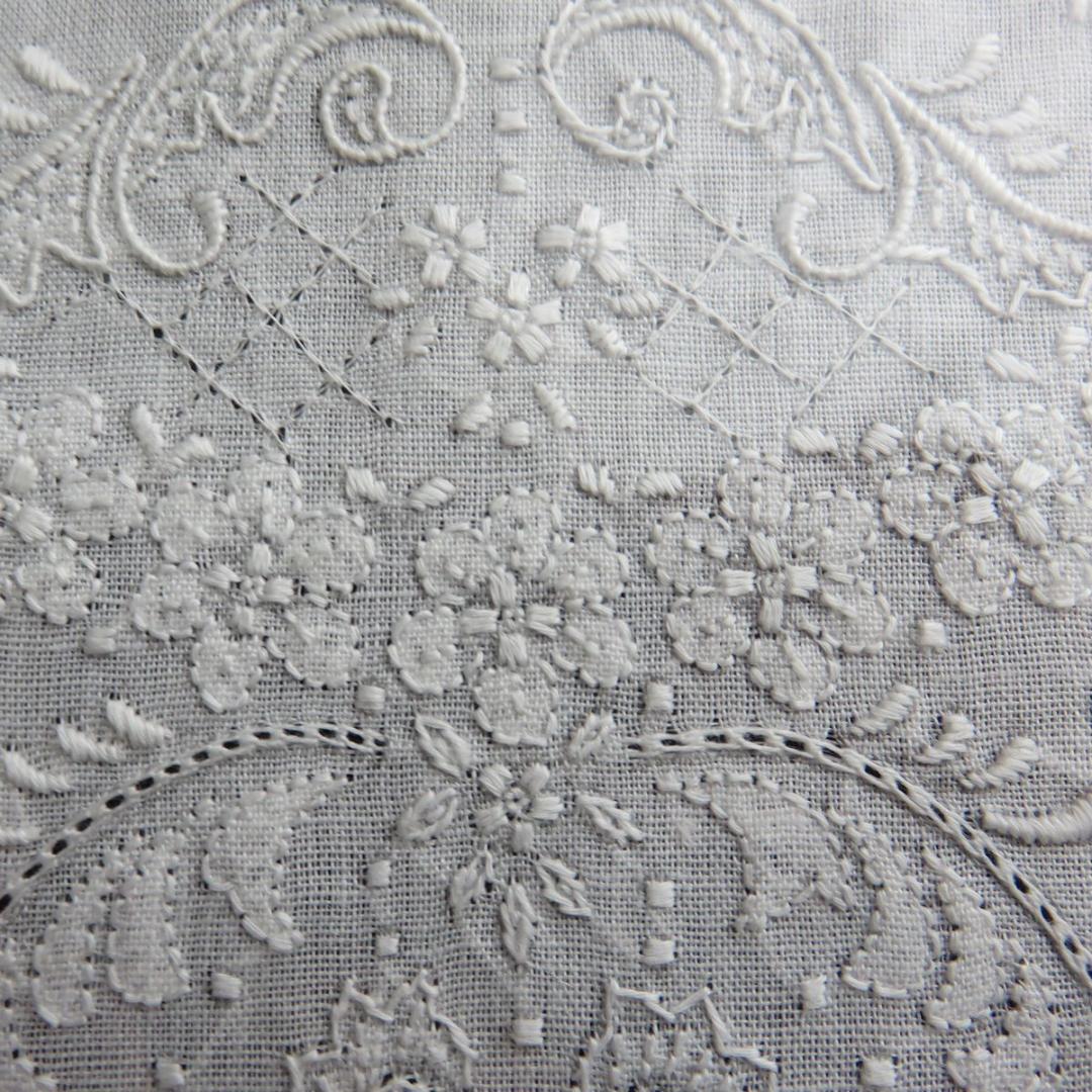 人気定番新品 未使用 ハンカチ1 ヴィンテージ EpMVG-m56660426231 スワトウ刺繍 人気定番2022