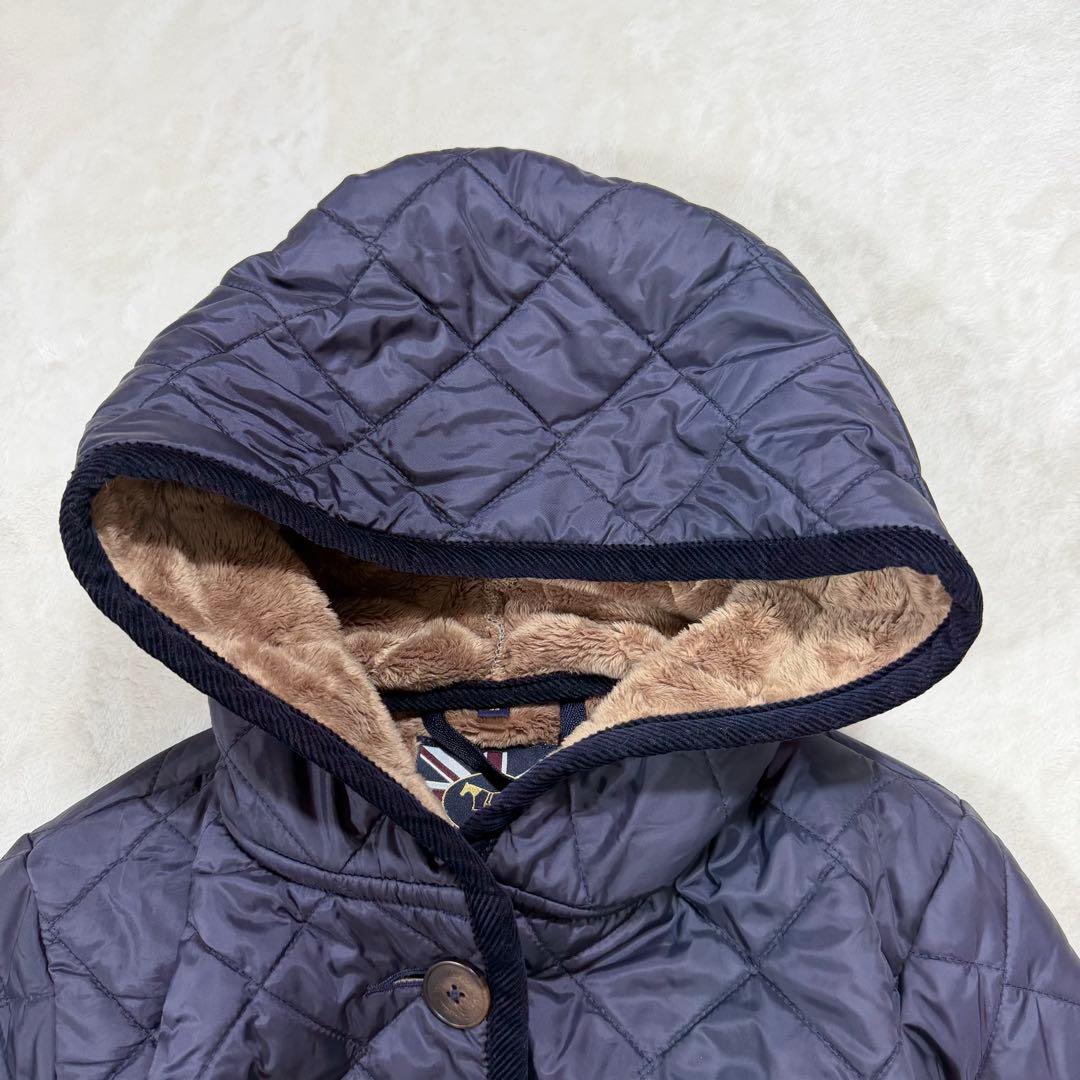 極美品 ラベンハム ブランドン キルティング ロングジャケット 裏ボア フード 極美品 ラベンハム ブランドン キルティング ロングジャケット 裏ボア フード