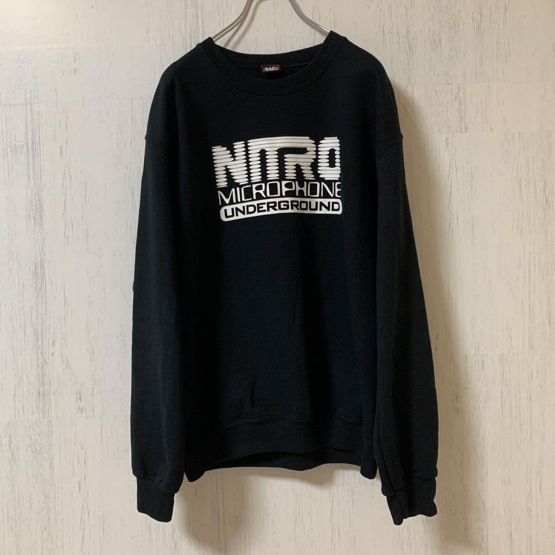 NITRO MICROPHONE UNDERGROUN薄手春物トレーナーサイズM