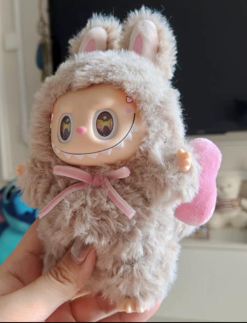LABUBU エンジェルシリーズ ラブブ天使 ぬいぐるみ キーホルダー