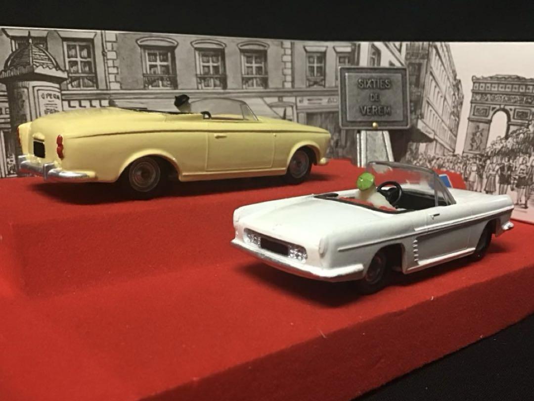 レア　1/43 ★ プジョー　カブリオレ　★ ルノー　2台セット コロンボ愛車