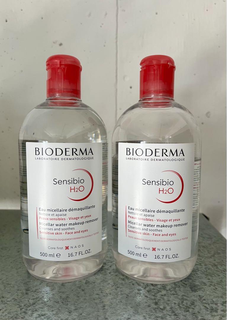 ビオデルマサンシビオエイチツーオー500ml 未使用1本＋残量7割1本