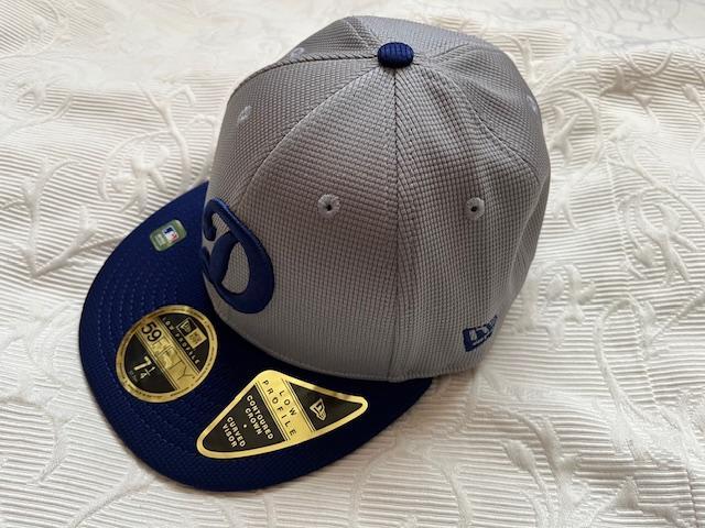 大谷翔平NEW25ドジャースBPLow Profile59ロードCAP 71/4