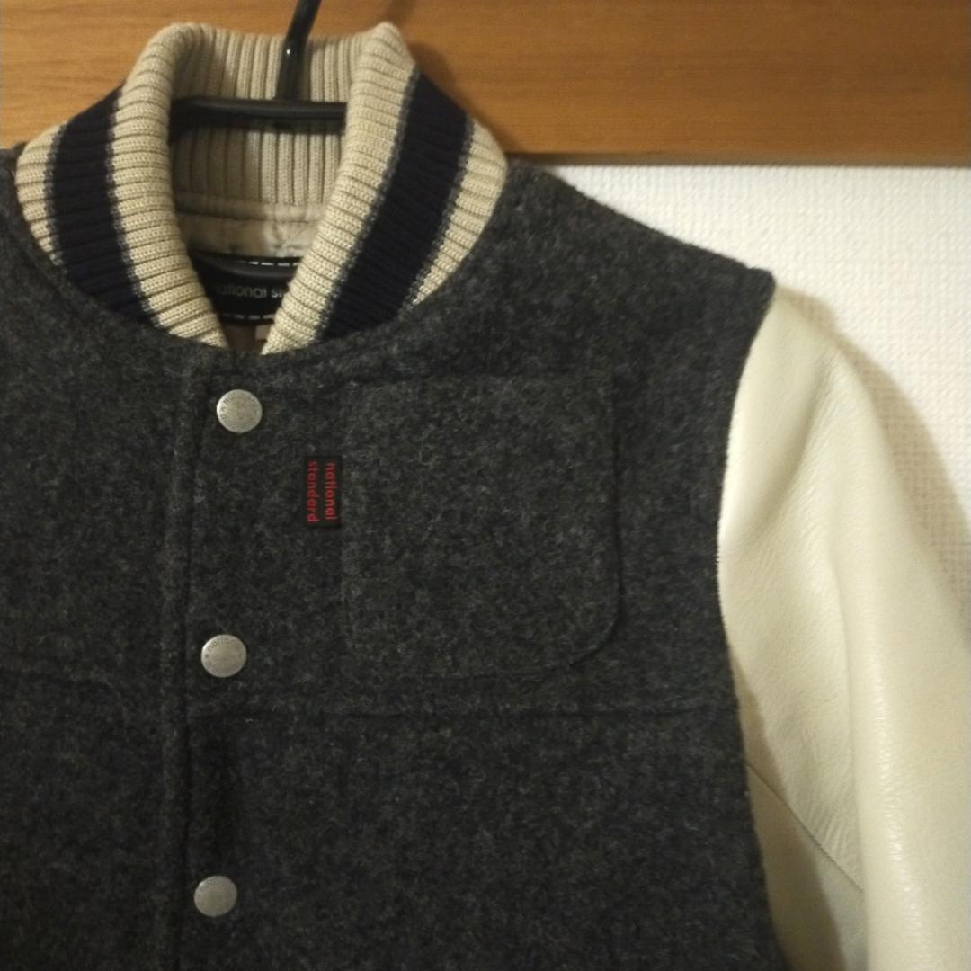 限定アウトレットセール：通販 standard national ナショナルスタンダード グレー スタジャン ジャケット・アウター