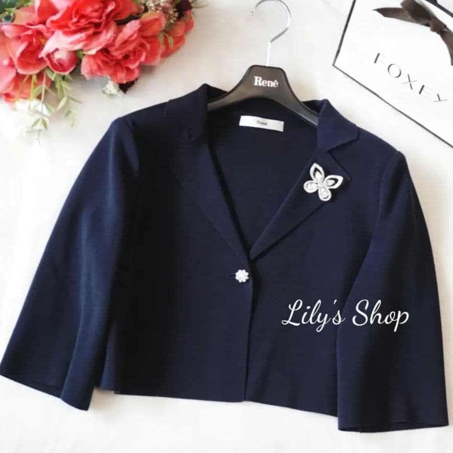 極美品♡ルネ♡ボレロカーディガン