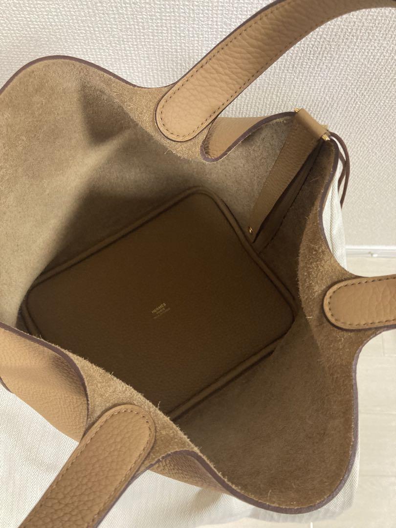 HERMES ピコタンロック　MM ビスキュイ　ゴールド金具　新品