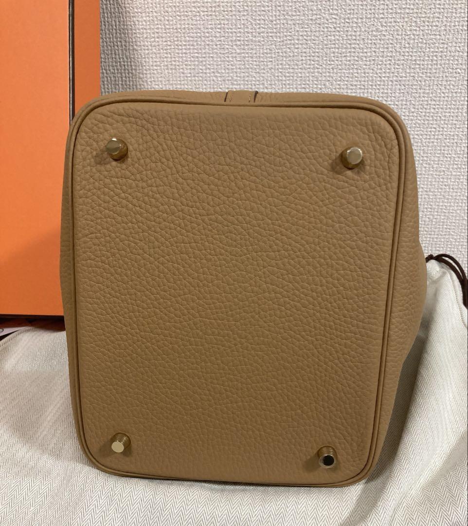 HERMES ピコタンロック　MM ビスキュイ　ゴールド金具　新品