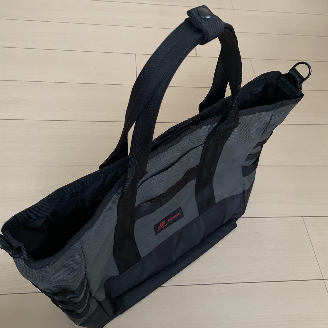 【美品】ニューバランス × ブリーフィング NB×BR AT TOTE グレー 美品】ニューバランス × ブリーフィング NB×BR AT TOTE グレー