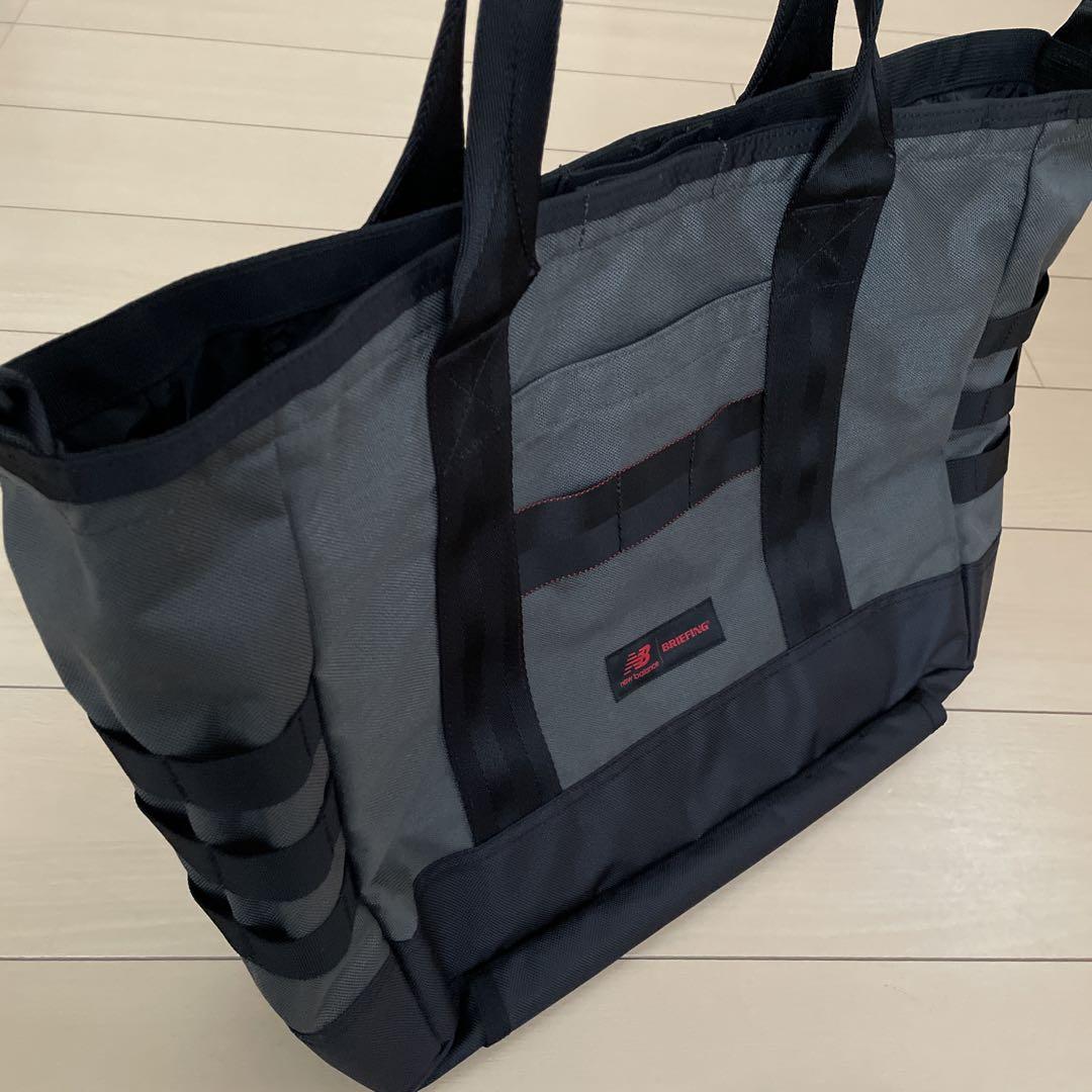 【美品】ニューバランス × ブリーフィング NB×BR AT TOTE グレー 美品】ニューバランス × ブリーフィング NB×BR AT TOTE グレー