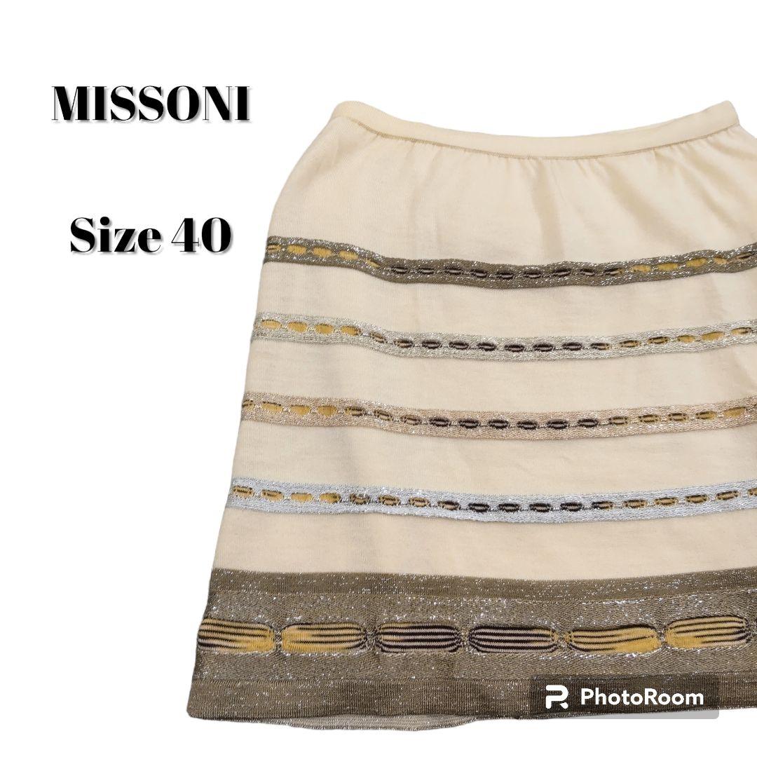 クリアランスセール MISSONI ミニスカート リーフ柄
