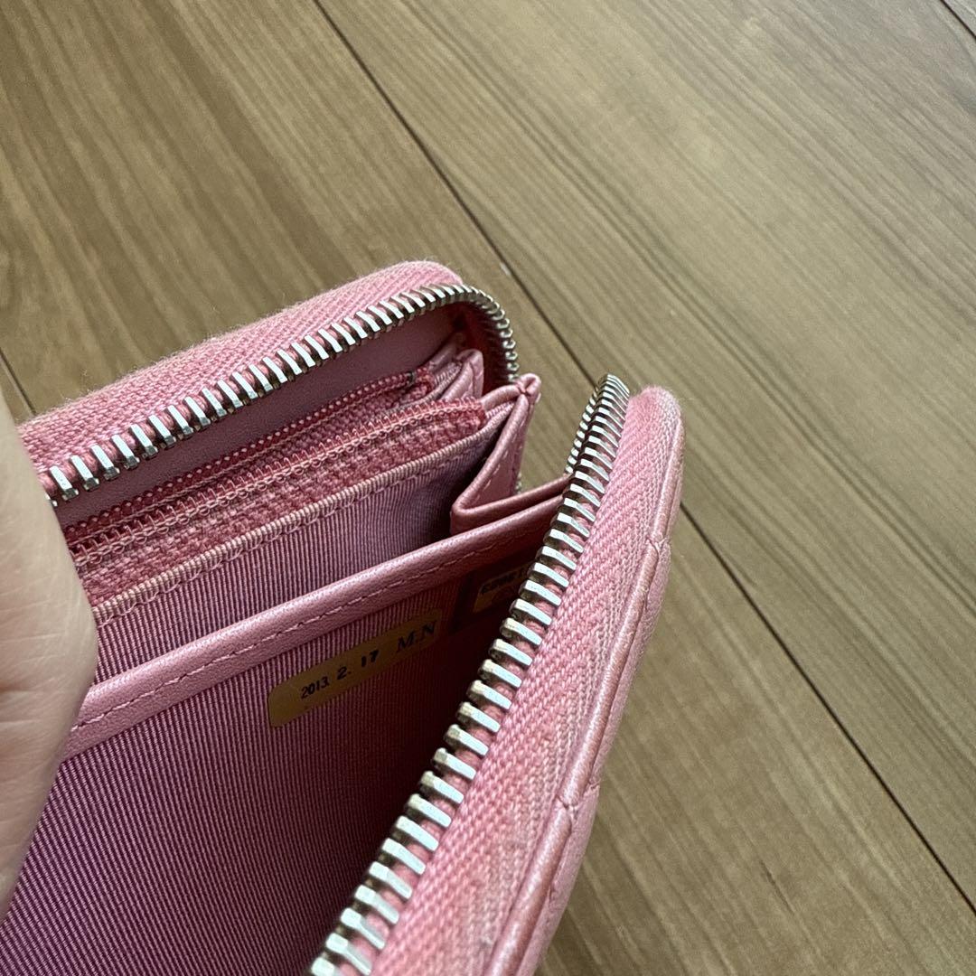 CHANEL シャネル キルティング ピンク 長財布 - メルカリ