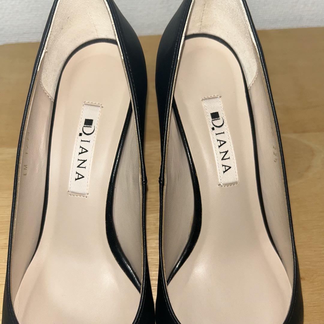 極美品 DIANA ダイアナ レザーパンプス ハイヒール 本革